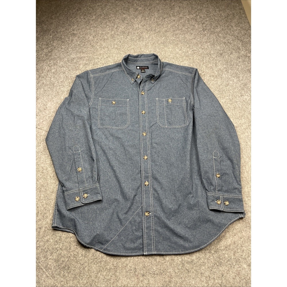Alaskan Hardgear Shirt Men's XL Blue Bush Pilot Performance Duluth‎ Trading